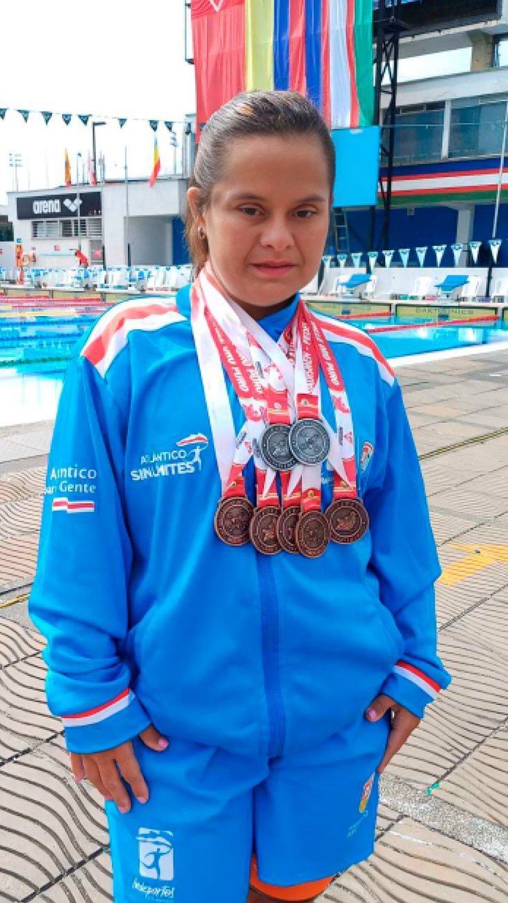 Oriana con medallas